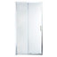 Cooke & Lewis Onega 2 panel Framed Sliding Shower Door (W)1000mm