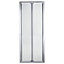 Cooke & Lewis Onega Argenté Silver effect Clear Folding Shower Door (H)190cm (W)80cm