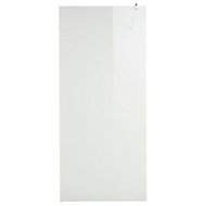 Cooke & Lewis Onega Clear Walk-in Shower Panel (H)1950mm (W)900mm