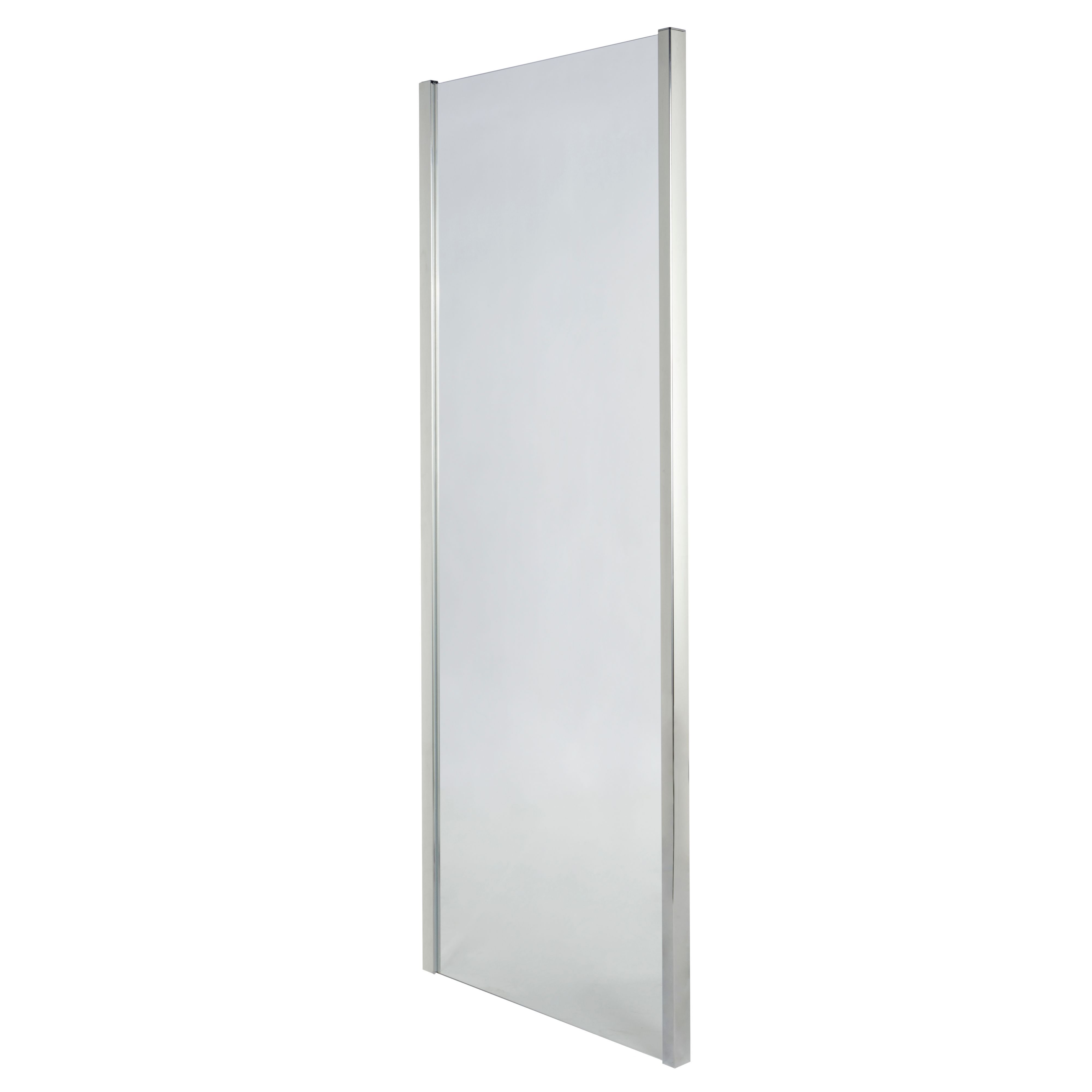 Cooke & Lewis Onega Framed Clear Fixed Shower panel (H)190cm (W)76cm