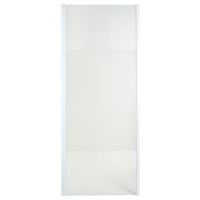 Cooke & Lewis Onega Framed Frosted Fixed Shower panel (H)190cm (W)76cm