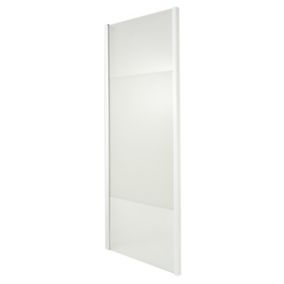 Cooke & Lewis Onega Framed Frosted Fixed Shower panel (H)190cm (W)90cm