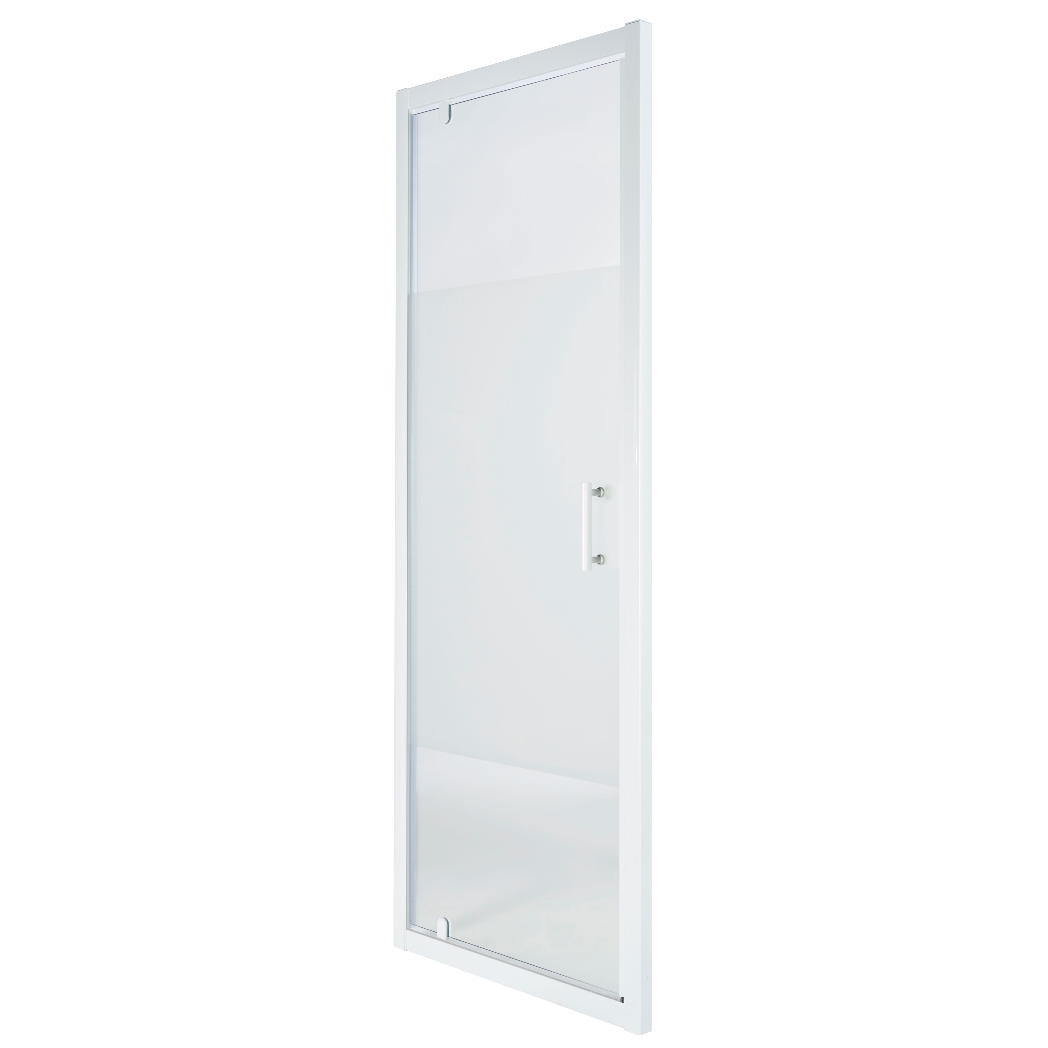 Cooke & Lewis Onega Framed Half open pivot Shower Door (W)900mm DIY