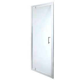 Cooke & Lewis Onega Framed Half open pivot Shower Door (W)90mm