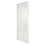 Cooke & Lewis Onega Framed White coated Frosted Fixed Shower panel (H)190cm (W)80cm
