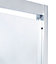 Cooke & Lewis Onega Silver effect Clear Pivot Shower Door (H)190cm (W)76cm