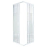 Cooke & Lewis Onega Universal Square Shower Enclosure & tray - Corner entry double sliding door (H)190cm (W)80cm (D)80cm