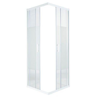 Cooke & Lewis Onega Universal Square Shower Enclosure & Tray With ...