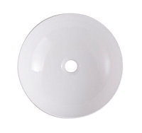 Cooke & Lewis Onega White Round Counter top Basin
