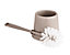 Cooke & Lewis Palmi Gloss Greige Toilet brush & holder