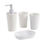 Cooke & Lewis Palmi Gloss White Plastic Freestanding Soap dispenser