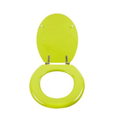 Cooke & Lewis Palmi Green Standard close Toilet seat | DIY at B&Q