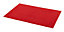 Cooke & Lewis Palmi Red Rectangular Bath mat (L)80cm (W)50cm