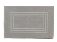 Cooke & Lewis Palmi Silver Cotton Slip resistant Bath mat (L)800mm (W)500mm