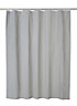 Cooke & Lewis Palmi Silver Shower curtain (W)180cm