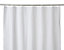 Cooke & Lewis Palmi White Shower curtain (W)180cm