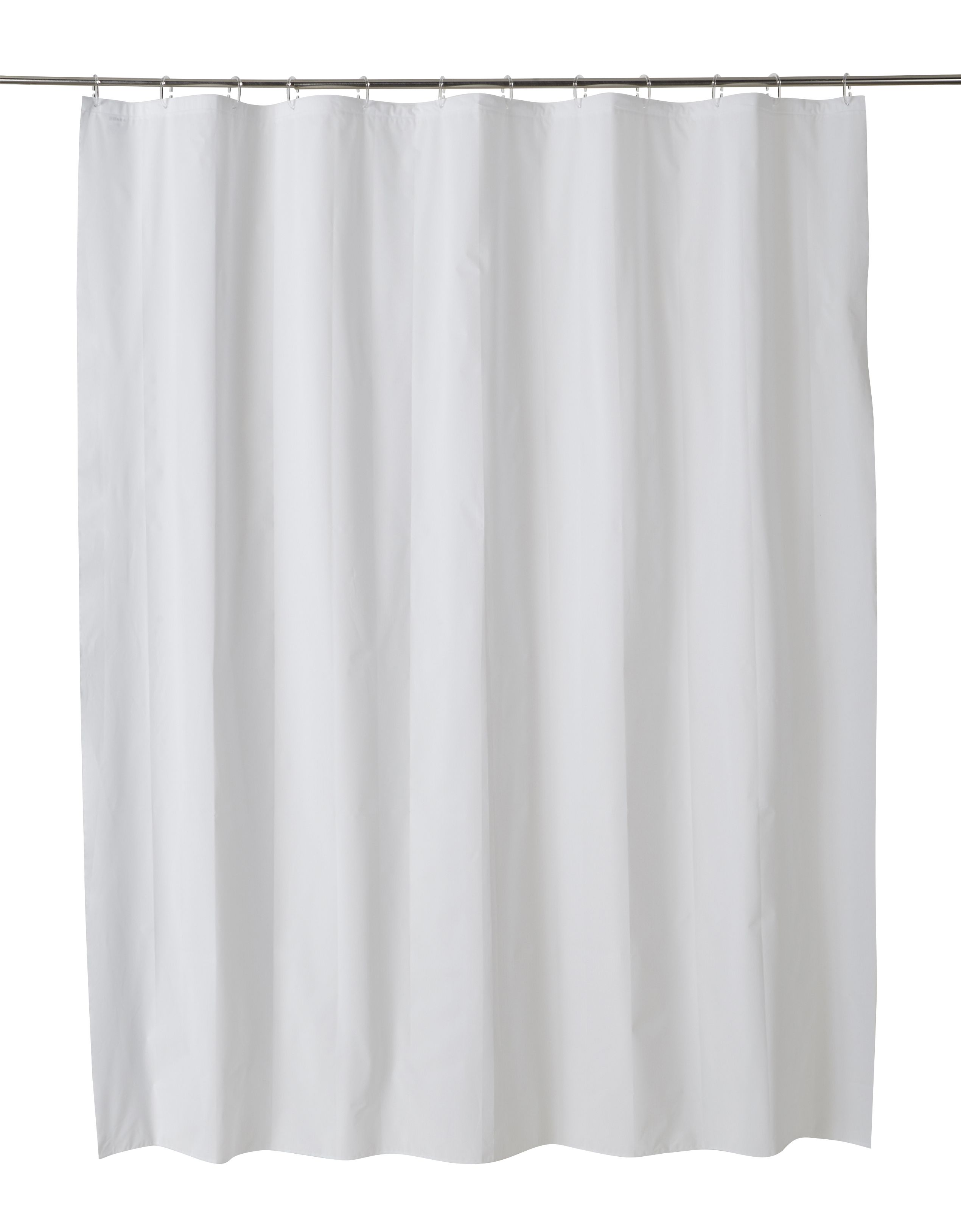 Cooke & Lewis Palmi White Shower curtain (W)180cm