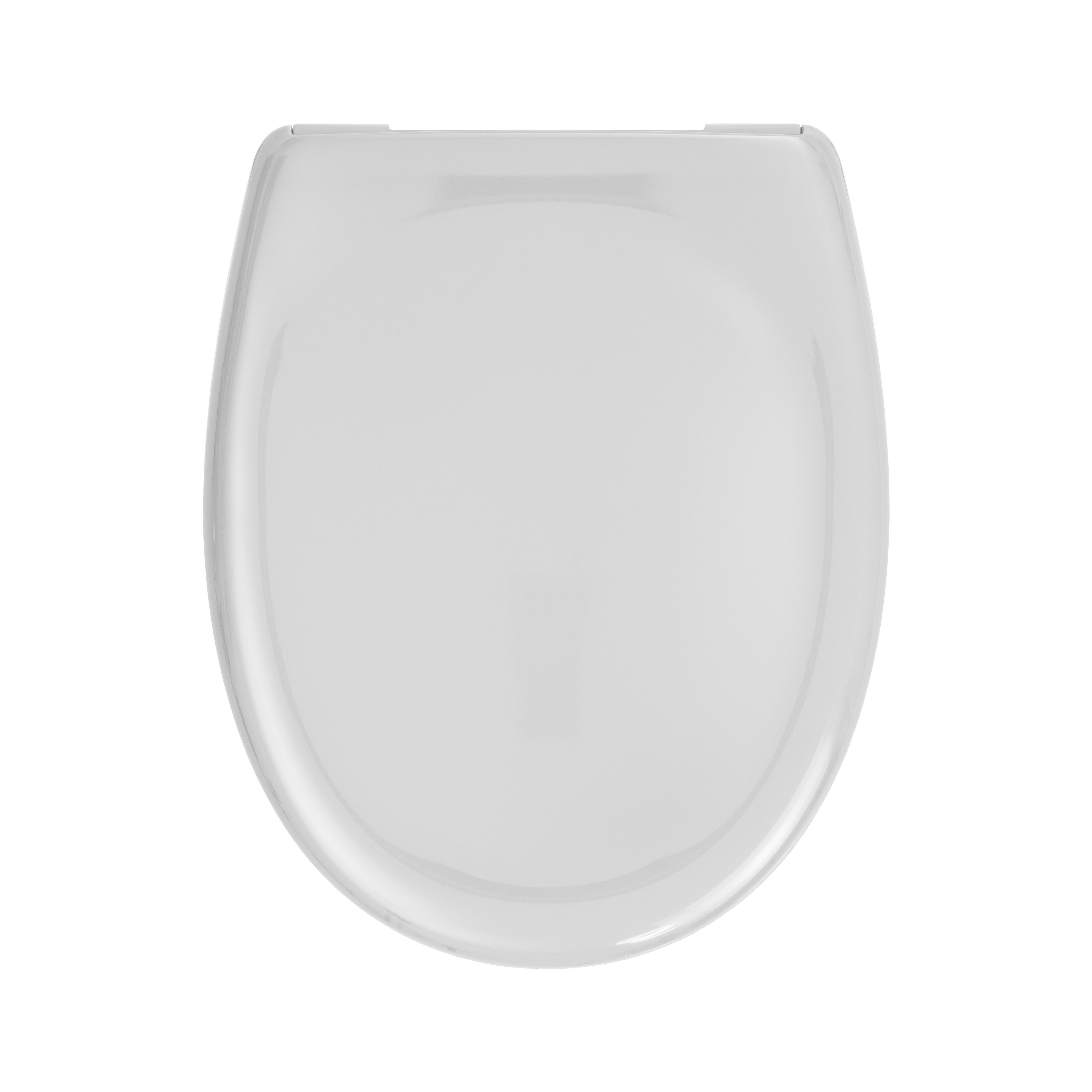 Cooke & Lewis Perdita White Soft close Toilet seat