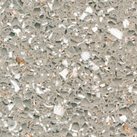Cooke & Lewis Permian Beige Gemstone effect Solid resin Splashback, (H)450mm (T)6mm