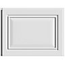 Cooke & Lewis Pienza Deco Gloss White Straight End Bath panel (H)51cm (W)75cm