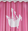 Cooke & Lewis Pink Save water drink champagne Shower curtain (H)200cm (W)180cm