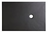 Cooke & Lewis Piro Black Rectangular Shower tray (L)1200mm (W)800mm