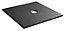 Cooke & Lewis Piro Black Square Shower tray (L)800mm (W)800mm