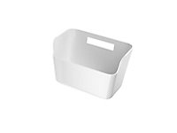 Cooke & Lewis Praa White Polyethylene terephthalate (PET) Storage container