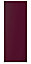 Cooke & Lewis Raffello Gloss aubergine Bridging door & pan drawer front, (W)1000mm (H)356mm (T)18mm
