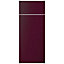 Cooke & Lewis Raffello Gloss aubergine Drawerline door & drawer front, (W)300mm (H)715mm (T)18mm