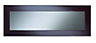 Cooke & Lewis Raffello Gloss aubergine Glazed bridging door & pan drawer front, (W)1000mm (H)356mm (T)18mm
