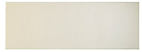 Cooke & Lewis Raffello Gloss cream Bridging door & pan drawer front, (W)1000mm (H)356mm (T)18mm