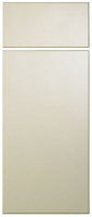 Cooke & Lewis Raffello Gloss cream Drawerline door & drawer front, (W)300mm (H)715mm (T)18mm