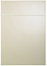 Cooke & Lewis Raffello Gloss cream Drawerline door & drawer front, (W)500mm (H)715mm (T)18mm