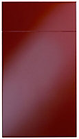 Cooke & Lewis Raffello Gloss red Drawerline door & drawer front, (W)400mm (H)715mm (T)18mm