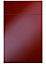 Cooke & Lewis Raffello Gloss red Drawerline door & drawer front, (W)450mm (H)715mm (T)18mm