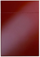 Cooke & Lewis Raffello Gloss red Drawerline door & drawer front, (W)500mm (H)715mm (T)18mm