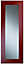 Cooke & Lewis Raffello Gloss red Glazed bridging door & pan drawer front, (W)1000mm (H)356mm (T)18mm