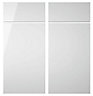 Cooke & Lewis Raffello Gloss white Door & drawer, (W)925mm (H)720mm (T)18mm