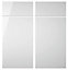 Cooke & Lewis Raffello Gloss white Door & drawer, (W)925mm (H)720mm (T)18mm