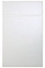 Cooke & Lewis Raffello Gloss white Drawerline door & drawer front, (W)450mm (H)715mm (T)18mm