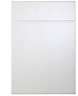 Cooke & Lewis Raffello Gloss white Drawerline door & drawer front, (W)500mm (H)715mm (T)18mm