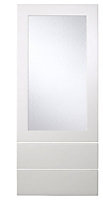 Cooke & Lewis Raffello Gloss white Dresser door & drawer front, (W)500mm (H)1153mm (T)18mm