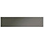 Cooke & Lewis Raffello High Gloss Anthracite Appliance & larder Filler panel (H)115mm (W)597mm