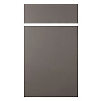 Cooke & Lewis Raffello High Gloss Anthracite Cabinet door (W)450mm