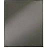 Cooke & Lewis Raffello High Gloss Anthracite Cabinet door (W)600mm (H)715mm (T)18mm