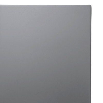 Cooke & Lewis Raffello High Gloss Anthracite Gloss anthracite Slab Standard Cabinet door (W)400mm (H)715mm (T)18mm