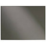 Cooke & Lewis Raffello High Gloss Anthracite Sink Cabinet door (W)600mm (H)453mm (T)18mm