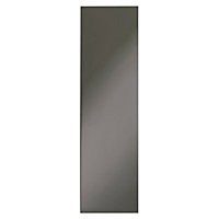 Cooke & Lewis Raffello High Gloss Anthracite Slab Tall Appliance & larder Clad on panel (H)2280mm (W)640mm