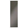 Cooke & Lewis Raffello High Gloss Anthracite Slab Tall Appliance & larder Clad on panel (H)2280mm (W)640mm